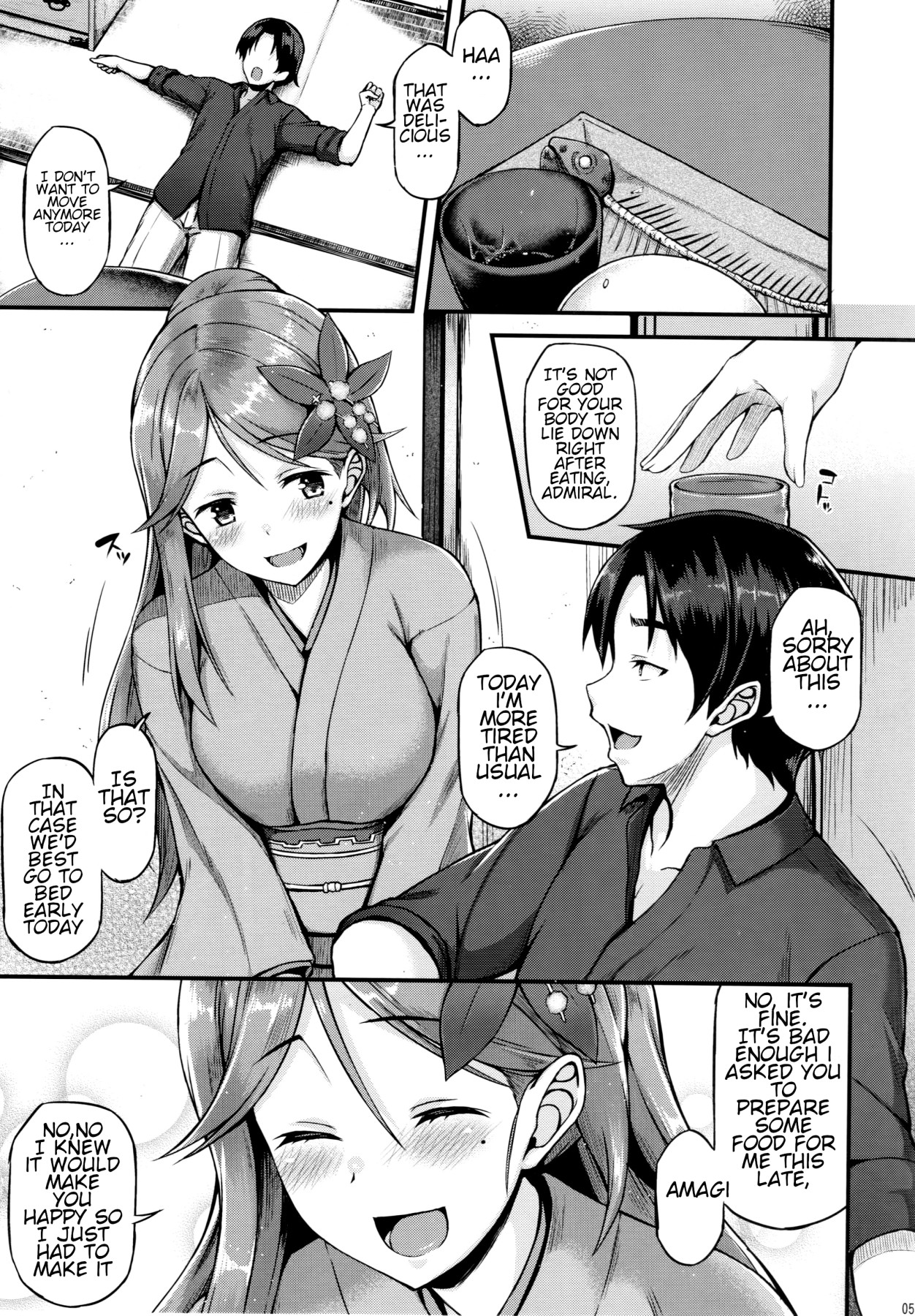 Hentai Manga Comic-I Want To Flirt With Amagi!!-Read-3